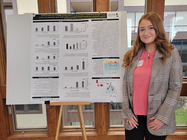 BSU Student Emily Shupe has received a NASA WV Space Grant research award.